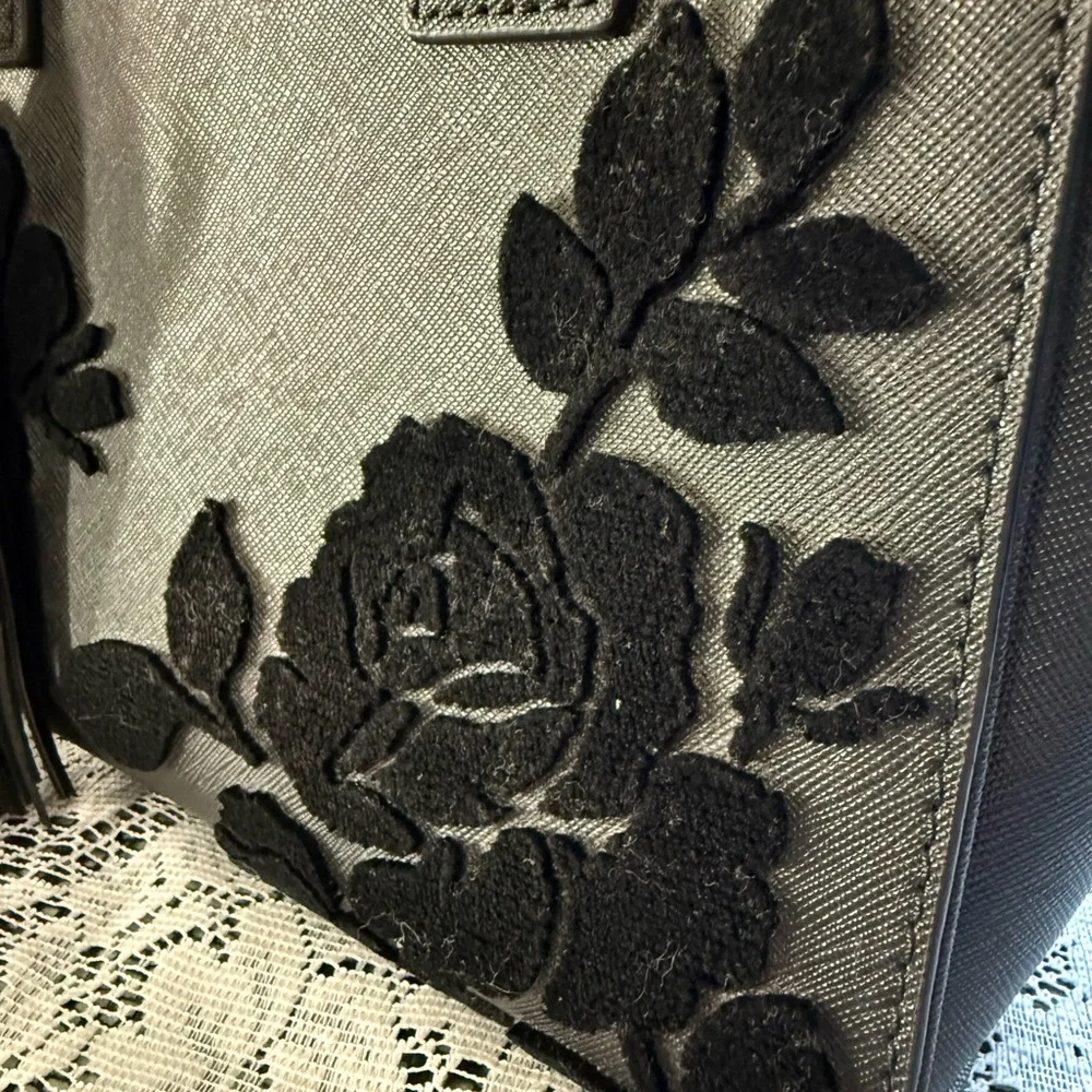Kate Spade New York Cameron Street Flock Roses Hayden Small Satchel
